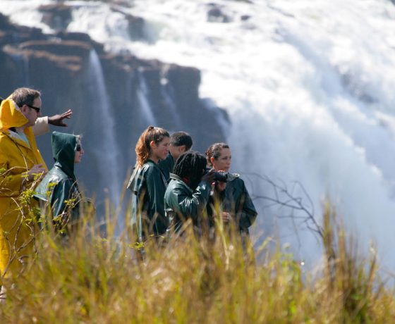 Visiting the spectacular Victoria Falls